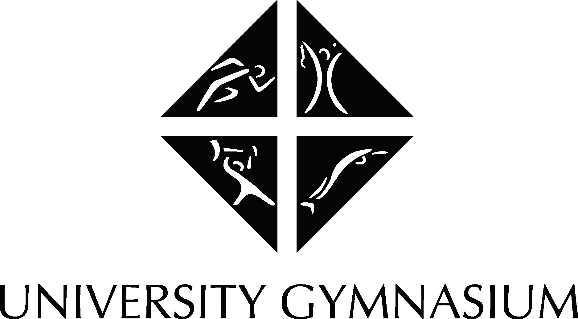 University Gymnasium Logo Vector Logo